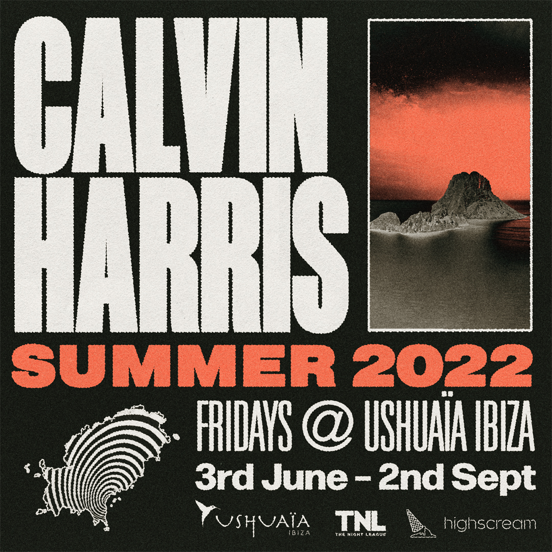 Calvin Harris announces summer residency at Ushuaïa Ibiza